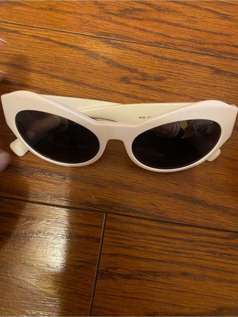 Versace White Cat-Eye Sunglasses - Classic Women's Fashion
